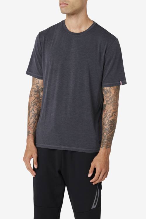 Fila Commuter Tee Miesten T Paidat Mustat | Fila903TC