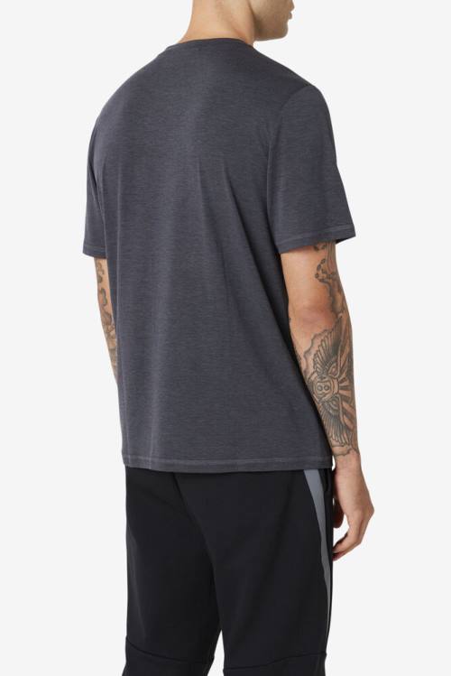 Fila Commuter Tee Miesten T Paidat Mustat | Fila903TC