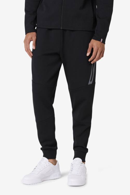 Fila Commuter Track Miesten Housut Mustat | Fila635PB
