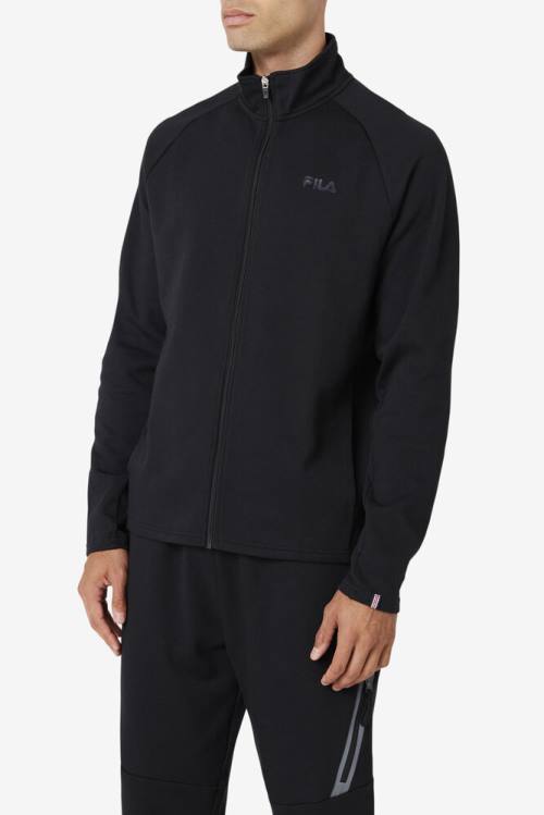 Fila Commuter Track Miesten Takki Mustat | Fila726BK