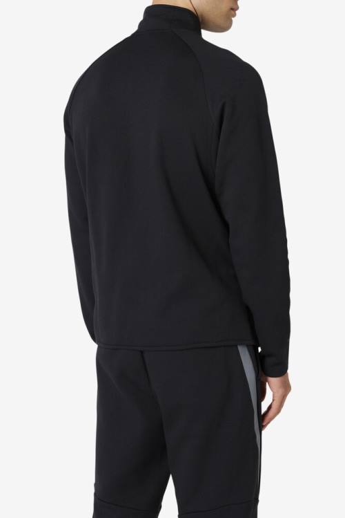 Fila Commuter Track Miesten Takki Mustat | Fila726BK