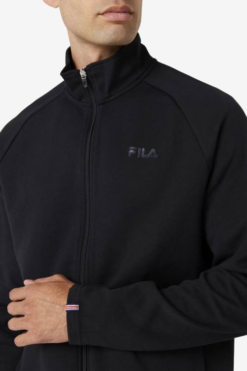 Fila Commuter Track Miesten Takki Mustat | Fila726BK