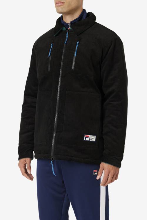 Fila Crank Reversible Miesten Takki Mustat | Fila173NO