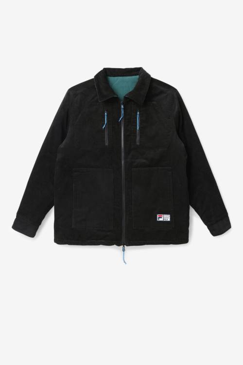 Fila Crank Reversible Miesten Takki Mustat | Fila173NO