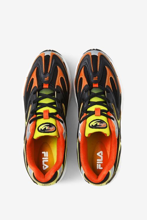 Fila Creator Miesten Tennarit Mustat Oranssi | Fila718LN