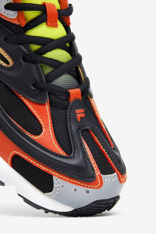 Fila Creator Miesten Tennarit Mustat Oranssi | Fila718LN