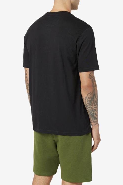 Fila Curtis Pocket Tee Miesten T Paidat Mustat Valkoinen | Fila380GQ