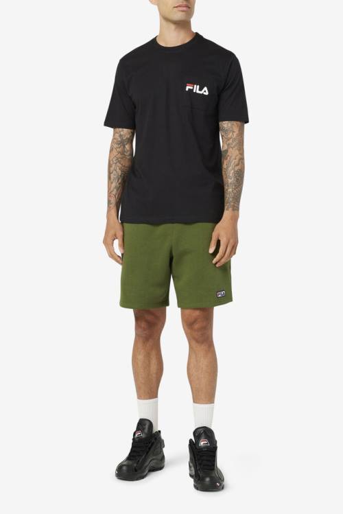 Fila Curtis Pocket Tee Miesten T Paidat Mustat Valkoinen | Fila380GQ