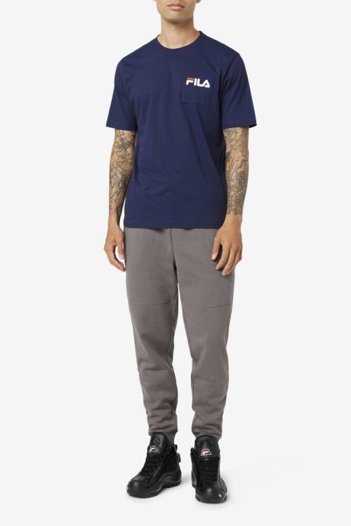 Fila Curtis Pocket Tee Miesten T Paidat Laivastonsininen | Fila517FE