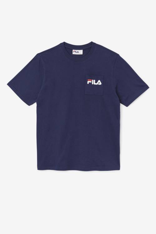 Fila Curtis Pocket Tee Miesten T Paidat Laivastonsininen | Fila517FE