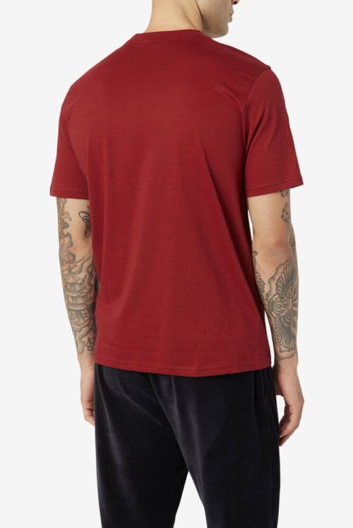 Fila Curtis Pocket Tee Miesten T Paidat Punainen | Fila564XZ