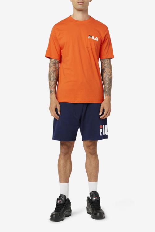 Fila Curtis Pocket Tee Miesten T Paidat Mustat | Fila953RU