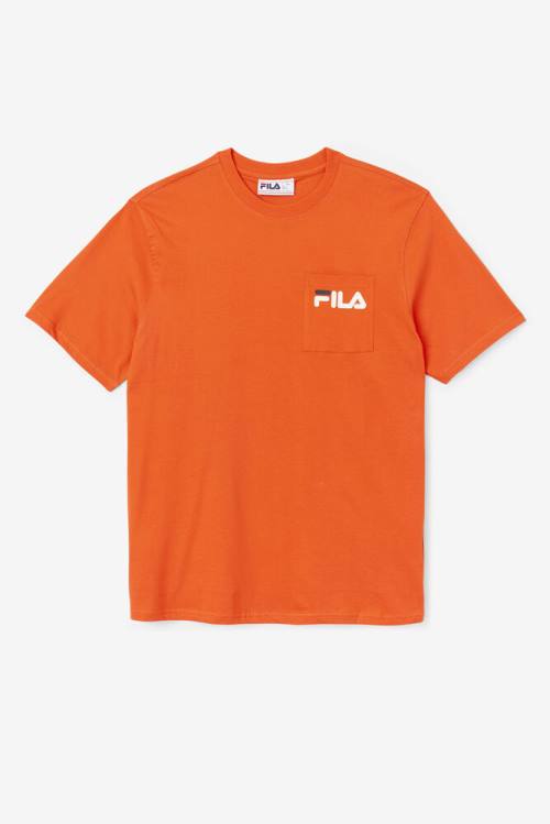 Fila Curtis Pocket Tee Miesten T Paidat Mustat | Fila953RU