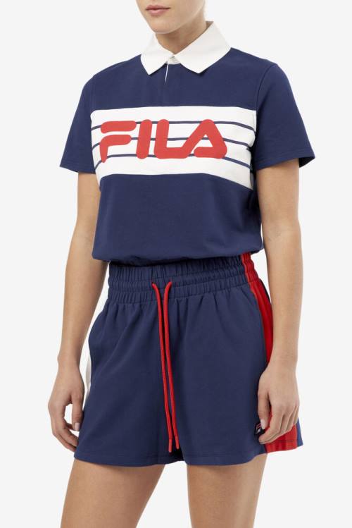 Fila Dakota Naisten Pikeepaita Laivastonsininen | Fila821KC