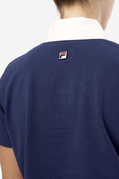 Fila Dakota Naisten Pikeepaita Laivastonsininen | Fila821KC