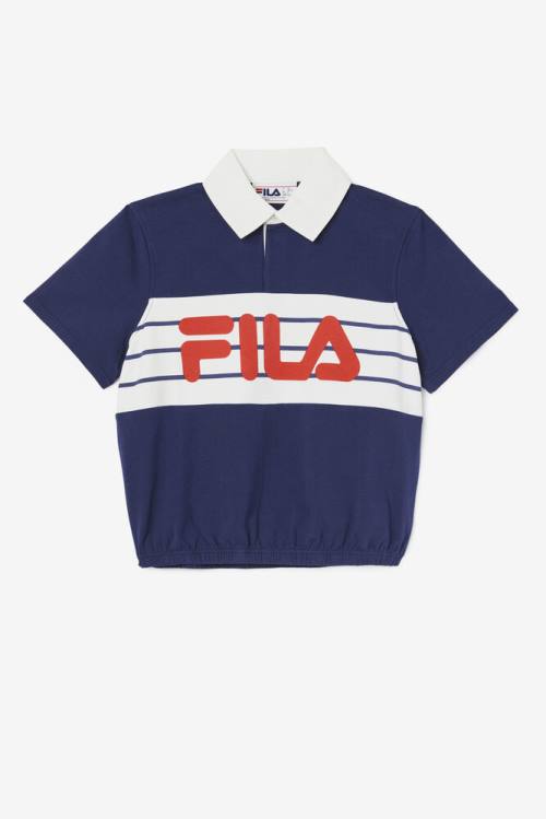 Fila Dakota Naisten Pikeepaita Laivastonsininen | Fila821KC