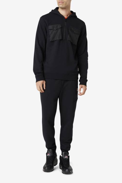 Fila Danube Jogger Miesten Housut Mustat | Fila457OY