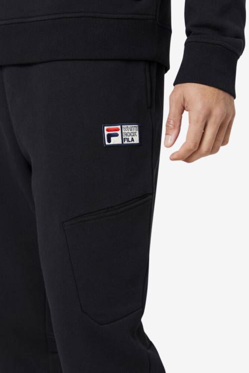 Fila Danube Jogger Miesten Housut Mustat | Fila457OY