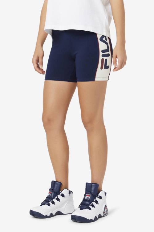 Fila Davina Bike Naisten Shortsit Laivastonsininen | Fila206TI
