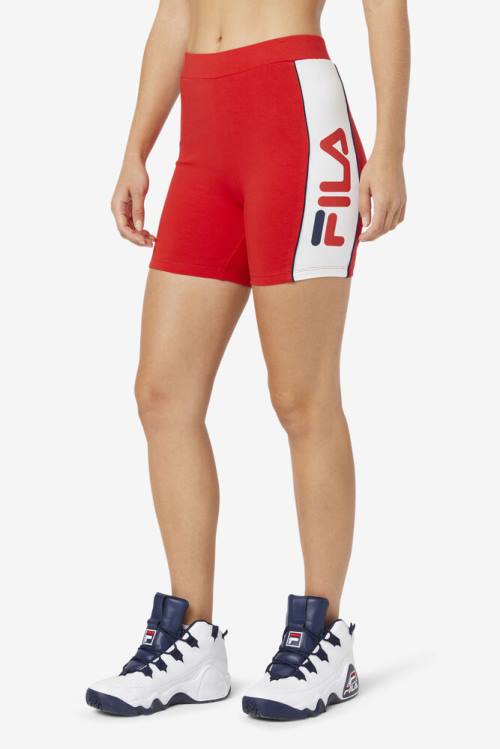 Fila Davina Bike Naisten Shortsit Punainen | Fila380FP