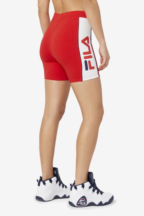 Fila Davina Bike Naisten Shortsit Punainen | Fila380FP