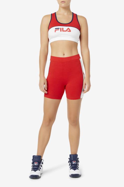 Fila Davina Bike Naisten Shortsit Punainen | Fila380FP