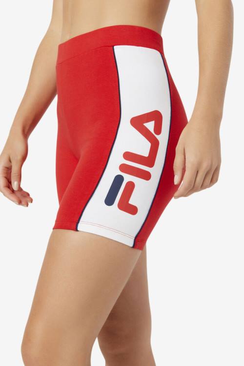 Fila Davina Bike Naisten Shortsit Punainen | Fila380FP