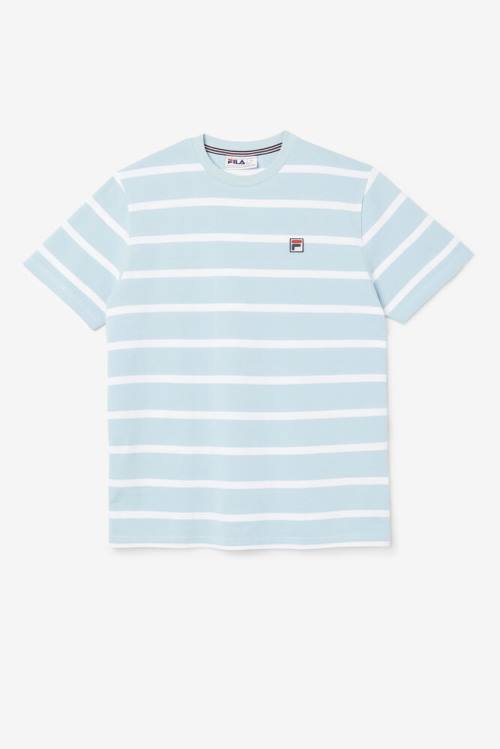 Fila Deny Crew Miesten T Paidat Sininen Valkoinen | Fila385BV