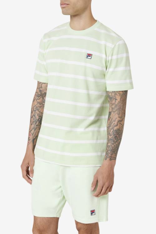 Fila Deny Crew Miesten T Paidat Valkoinen | Fila359ED