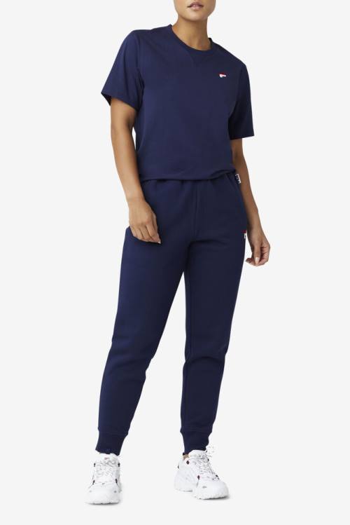 Fila Derion Tee Miesten T Paidat Laivastonsininen | Fila539XT