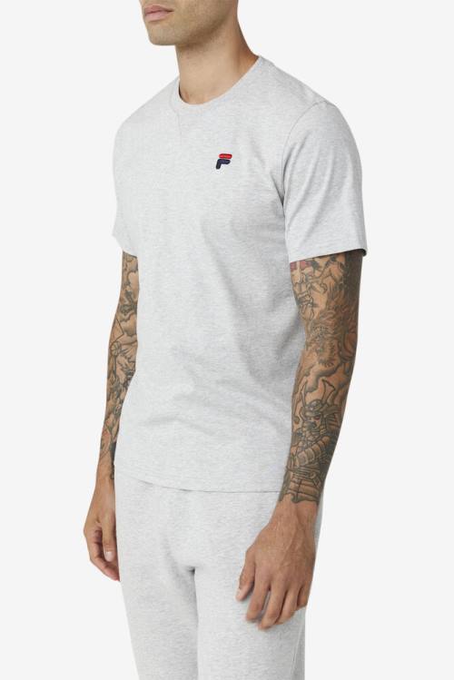 Fila Derion Tee Miesten T Paidat Vaaleanharmaat | Fila401RM