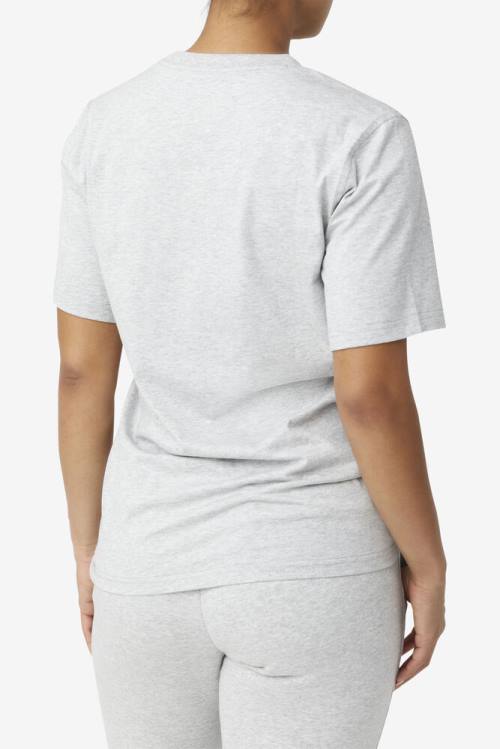 Fila Derion Tee Miesten T Paidat Vaaleanharmaat | Fila401RM