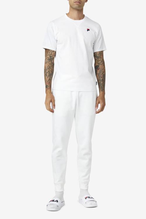 Fila Derion Tee Miesten T Paidat Valkoinen | Fila297OV