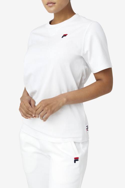 Fila Derion Tee Miesten T Paidat Valkoinen | Fila297OV