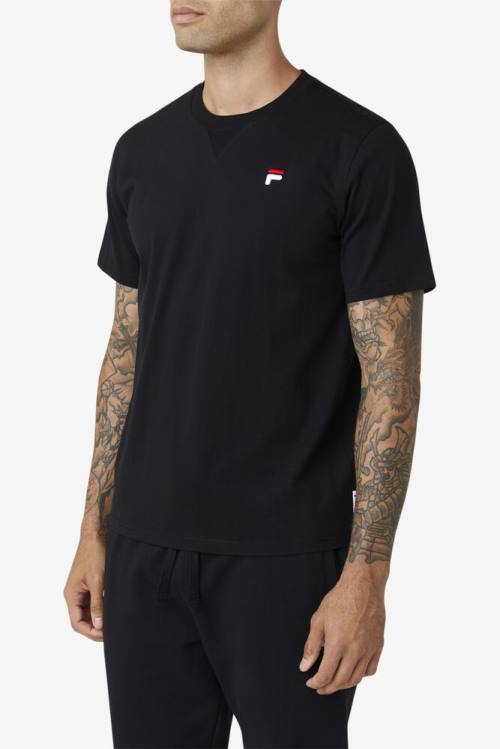 Fila Derion Tee Naisten T Paidat Mustat | Fila230PV
