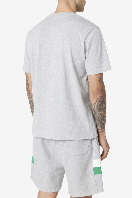Fila Derzan Tee Miesten T Paidat Vaaleanharmaat | Fila276GX