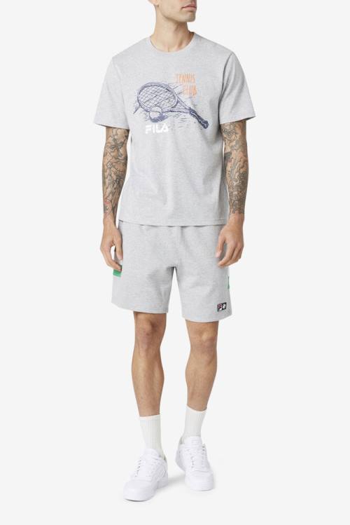 Fila Derzan Tee Miesten T Paidat Vaaleanharmaat | Fila276GX