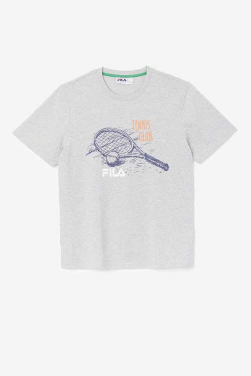 Fila Derzan Tee Miesten T Paidat Vaaleanharmaat | Fila276GX