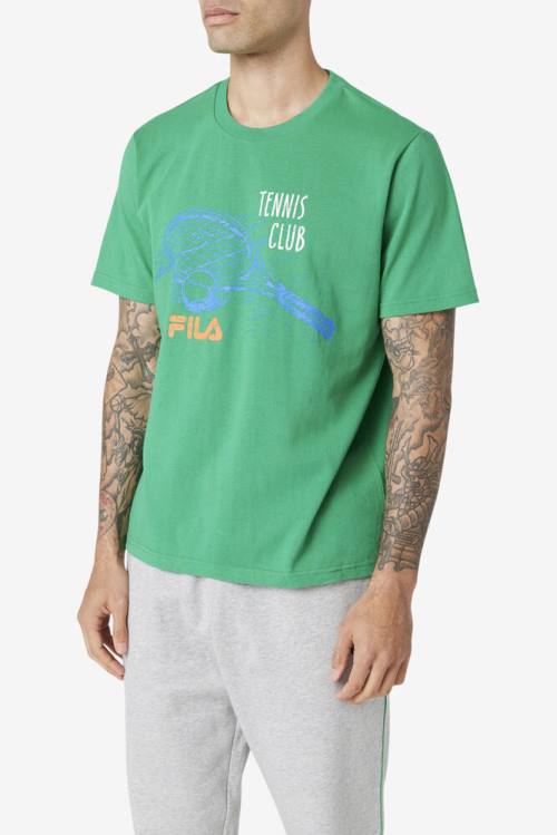 Fila Derzan Tee Miesten T Paidat Vihreä | Fila203JP