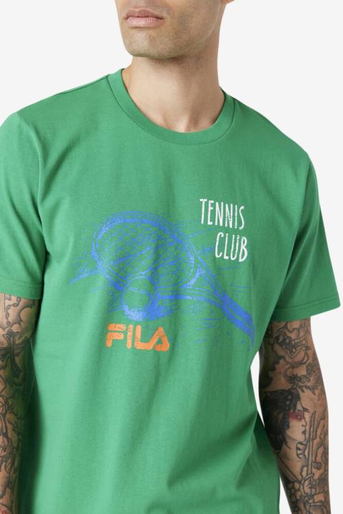 Fila Derzan Tee Miesten T Paidat Vihreä | Fila203JP