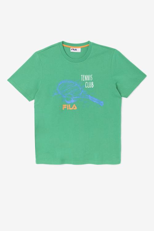 Fila Derzan Tee Miesten T Paidat Vihreä | Fila203JP