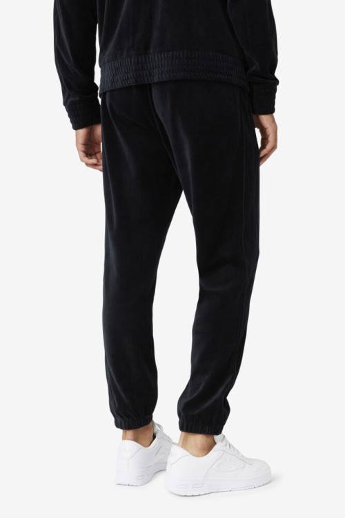 Fila Deverall Velour Miesten Housut Mustat | Fila531XY