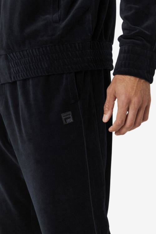 Fila Deverall Velour Miesten Housut Mustat | Fila531XY