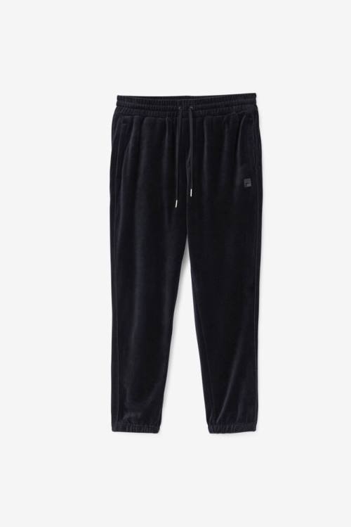 Fila Deverall Velour Miesten Housut Mustat | Fila531XY