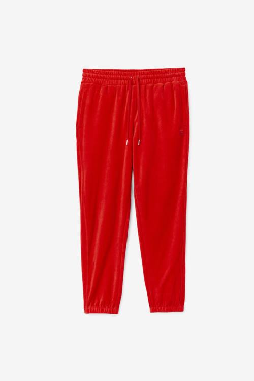 Fila Deverall Velour Miesten Housut Punainen | Fila203NF