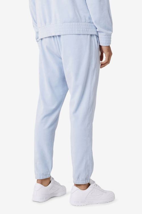 Fila Deverall Velour Miesten Housut Vaaleansininen | Fila367UL