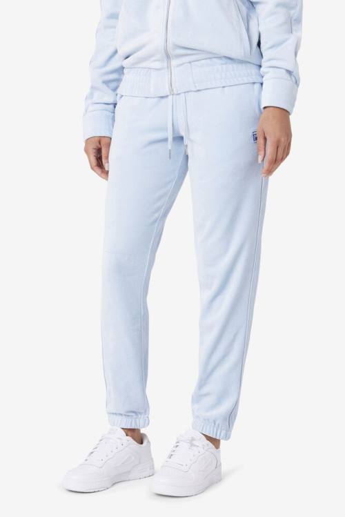 Fila Deverall Velour Miesten Housut Vaaleansininen | Fila367UL