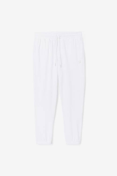 Fila Deverall Velour Miesten Housut Valkoinen | Fila608MU