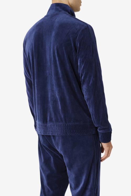 Fila Deverall Velour Miesten Takki Laivastonsininen | Fila249HI
