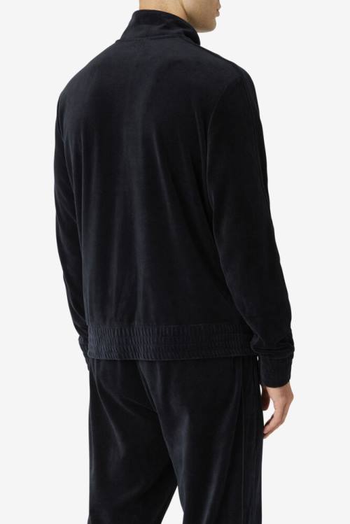 Fila Deverall Velour Miesten Takki Mustat | Fila576QC
